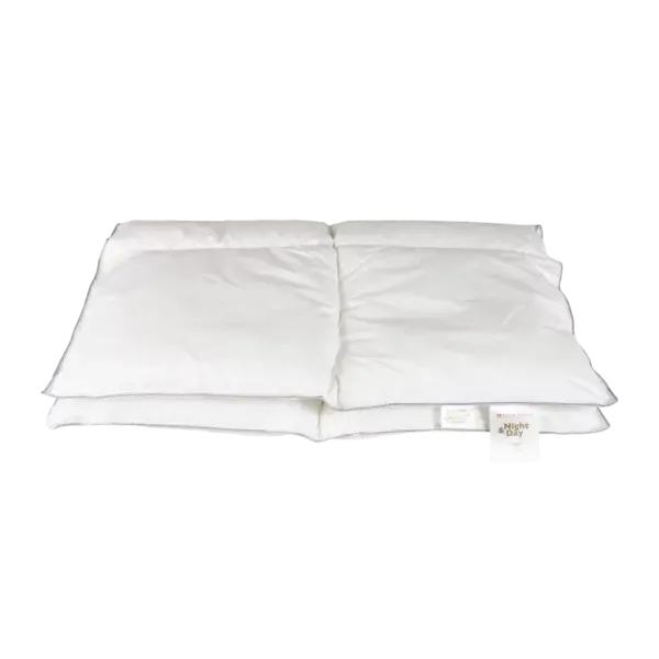 LYRA babydyne 70x100 cm fra Home Feeling med silikonefiberfyld og bomuldsbetræk