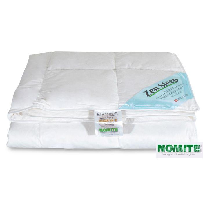 Zen Sleep sommer dobbeltdyne 200x200 med moskusdun fra Dynezonen
